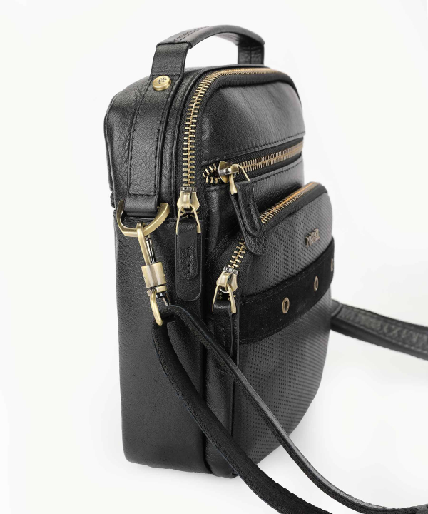 کیف دوشی مارال چرم Maralleather مدل دکاموند