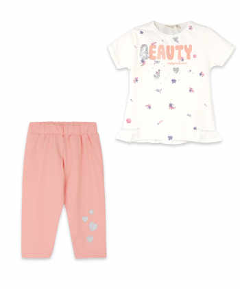 ست تیشرت و شلوار دخترانه نونا Nona کد 221110134