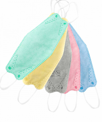 ماسک سه بعدی چهار لایه اس اچ ام SHM بسته 5 عددی