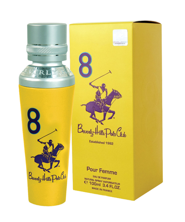 ادوپرفیوم زنانه بورلی هیلز پولو کلاب Beverly Hills Polo Club مدل Eight حجم 100 میلی‌لیتر