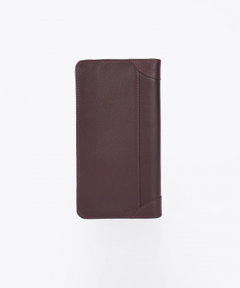 کیف پول پالتویی مردانه چرم طبیعی مارال چرم Maral Leather مدل دانیال