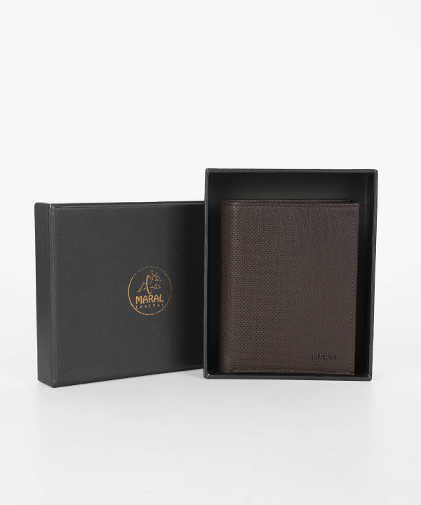 کیف پول جیبی مردانه مارال چرم Maral Leather مدل مارسی