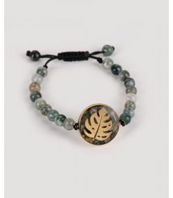 دستبند زنانه سام نورزاده Noorzadeh Gold Art طرح برگ کد 99100642