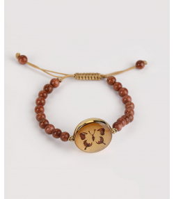 دستبند زنانه سام نورزاده Noorzadeh Gold Art طرح پروانه کد 99100842