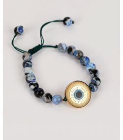 دستبند زنانه سام نورزاده Noorzadeh Gold Art طرح چشم نظر کد 9910085899