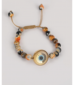 دستبند زنانه سام نورزاده Noorzadeh Gold Art طرح چشم نظر کد 9910089923