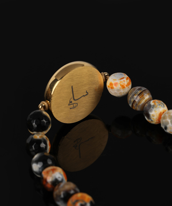 دستبند زنانه سام نورزاده Noorzadeh Gold Art طرح چشم نظر کد 9910089923