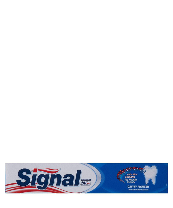 خمیر دندان سیگنال Signal سری Cavity Fighter مدل Active Micro-Calcium حجم 50 میلی‌لیتر