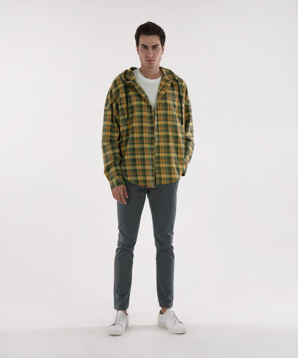 پیراهن چهارخانه مردانه جوتی جینز JootiJeans کد 04531033