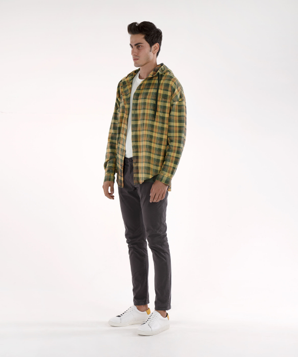 پیراهن چهارخانه مردانه جوتی جینز JootiJeans کد 04531033