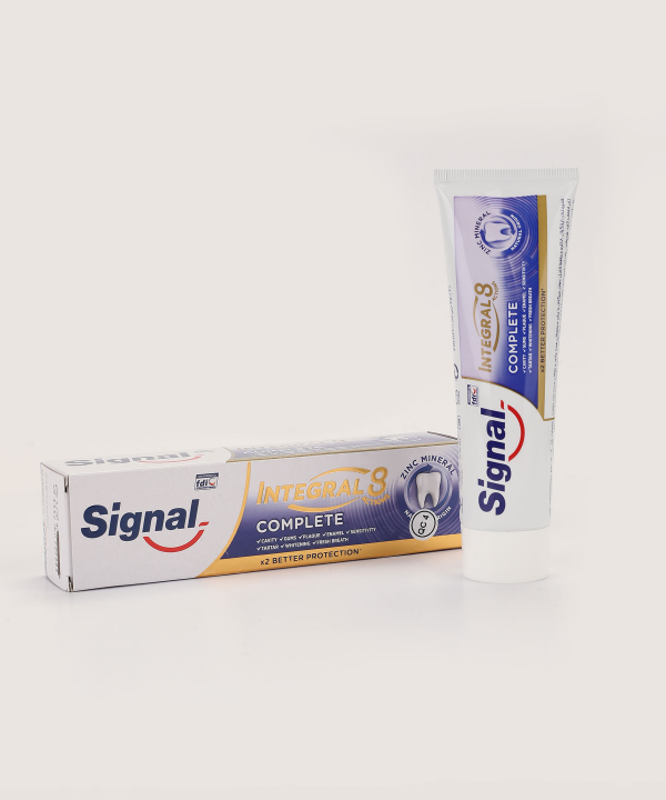 خمیر دندان محافظ کامل دهان سیگنال Signal مدل Integral 8 حجم 75 میلی‌لیتر