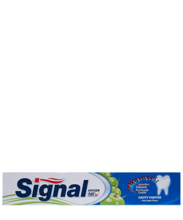 خمیر دندان سیگنال Signal سری Cavity Fighter مدل Fresh Apple Flavour حجم 100 میلی‌لیتر
