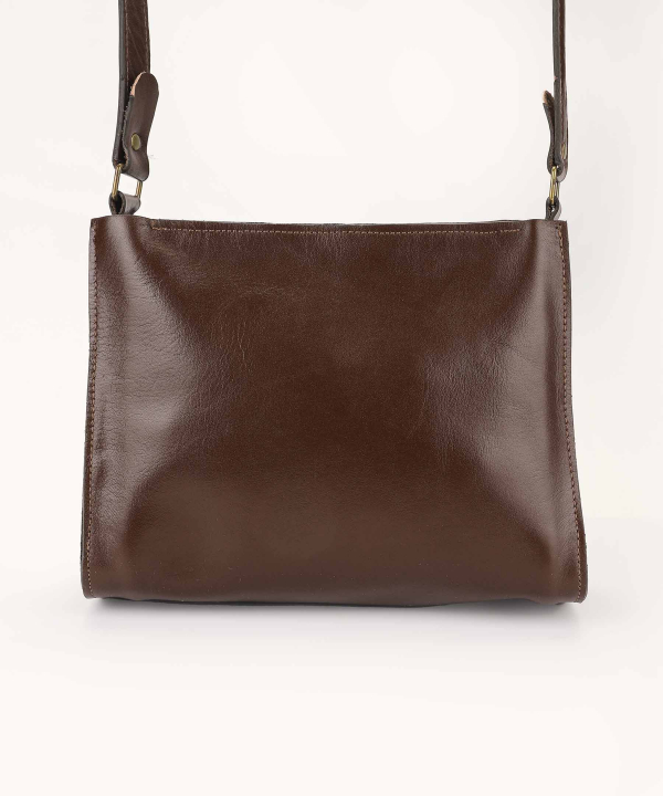 کیف دوشی زنانه چرم لانکا Lanka Leather مدل HB-28