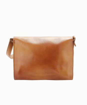 کیف دوشی زنانه چرم طبیعی چرم لانکا Lanka Leather مدل CB-23