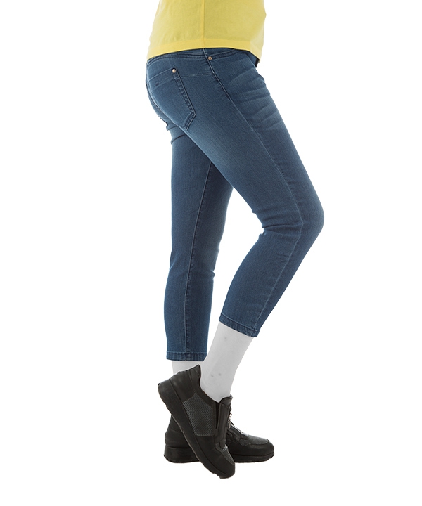 شلوار زنانه جین جذب کوتاه جین وست Jeanswest