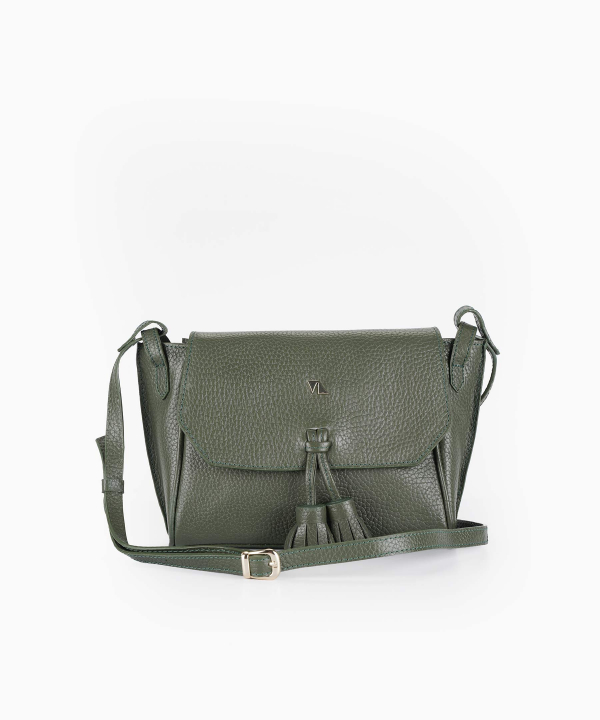کیف دوشی زنانه چرم طبیعی چرم مشهد Mashad Leather مدل S0743