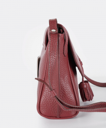 کیف دوشی زنانه چرم طبیعی چرم مشهد Mashad Leather مدل S0743