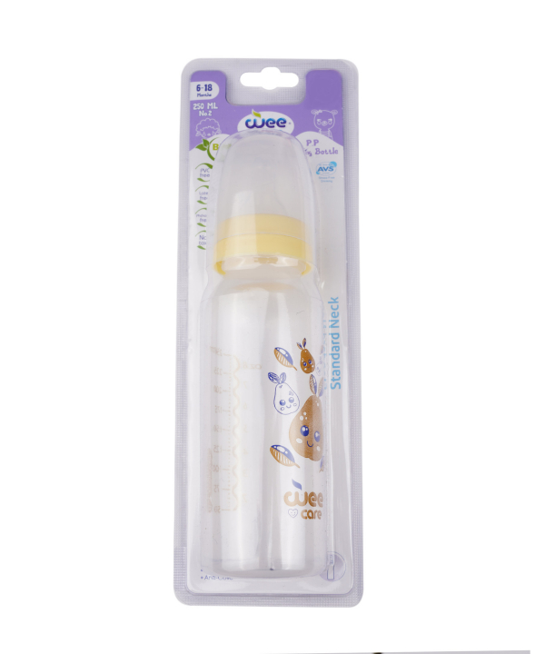 شیشه شیر وی کر Wee Care حجم 250 میلی لیتر کد B326