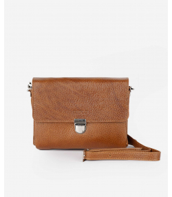 کیف دوشی زنانه چرم طبیعی چرم کروکو Croco Leather مدل هورناز
