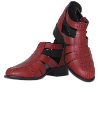 صندل زنانه چرم طبیعی شهر چرم Leather City کد SI002