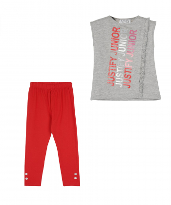ست تاپ و شلوار دخترانه جاستیفای Justify کد K0442052SE