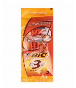 خودتراش بیک Bic مدل Sensitive بسته 2 عددی