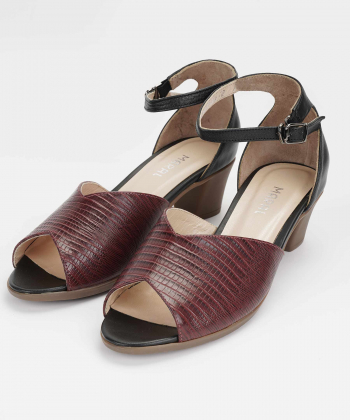 صندل زنانه چرم طبیعی مارال چرم Maral Leather کد 1009