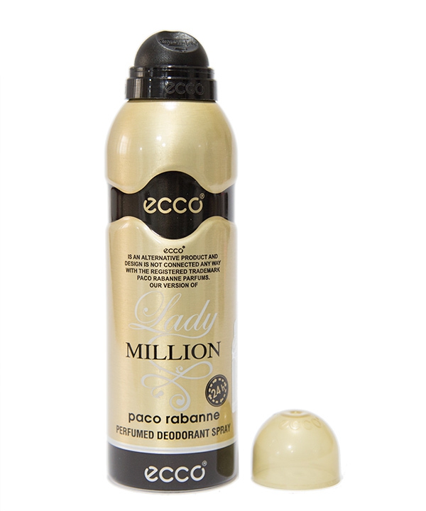 اسپری زنانه اکو مدل Paco Rabanne lady Million حجم 200 میلی لیتر