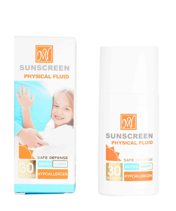 کرم ضد آفتاب SPF30 مای My مدل Physical Fluid حجم 50 میلی‌لیتر