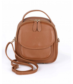 کوله پشتی زنانه چرم طبیعی چرم لانکا Lanka Leather مدل BPM-5