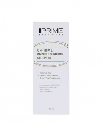 ژل ضد آفتاب SPF50 پرایم Prime حاوی ویتامین C حجم 40 میلی لیتر