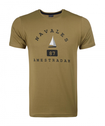 تیشرت چاپی مردانه ناوالس Navales کد 1089