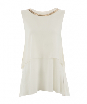 تاپ یقه زنجیری زنانه سیاوود