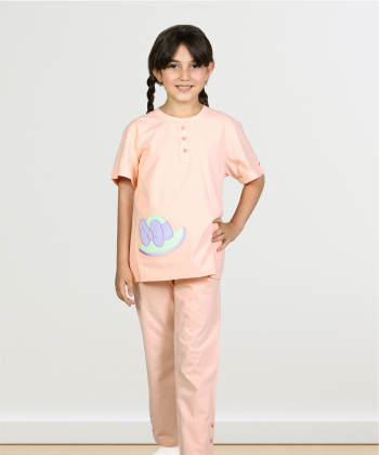 ست تیشرت و شلوار راحتی دخترانه مادر Madar مدل Ayla