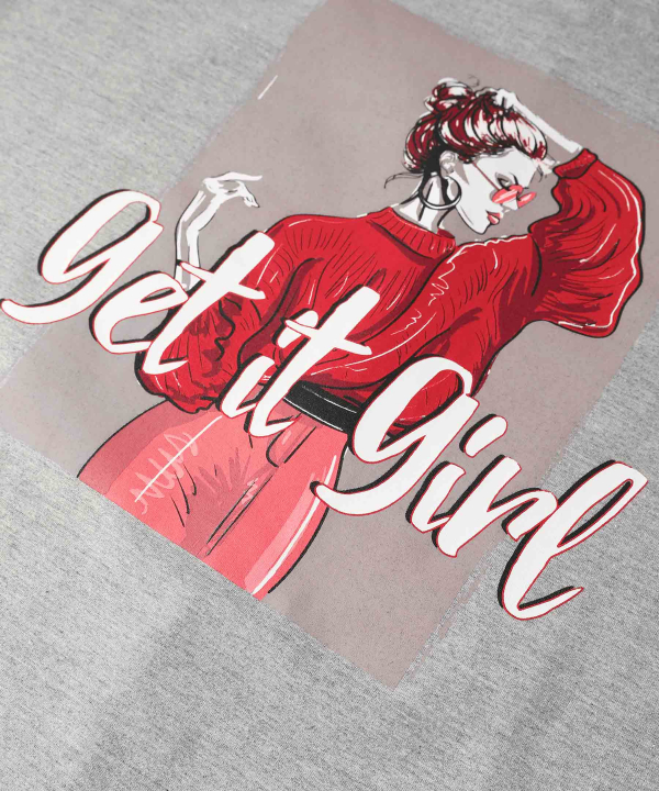 تیشرت طرح دار زنانه جوتی جینز JootiJeans کد 11773029