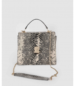 کیف دوشی زنانه چرم طبیعی چرم کروکو Croco Leather مدل آناستازیا