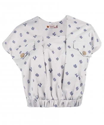 بلوز کوتاه زنانه تولیکا Tulika کد 32571