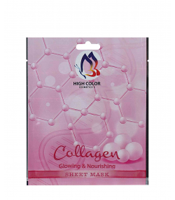 ماسک صورت نقابی های کالر High Color حاوی کلاژن وزن 20 گرم