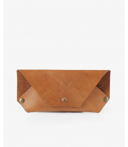 کیف عینک چرم طبیعی چرم لانکا Lanka Leather کد GC-1