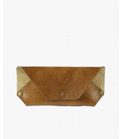 کیف عینک چرم طبیعی چرم لانکا Lanka Leather کد GC-1