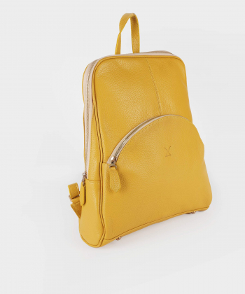 کوله پشتی زنانه چرم طبیعی چرم لانکا Lanka Leather مدل BPM-2