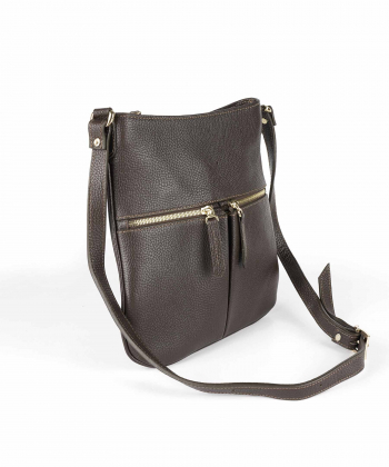 کیف دوشی زنانه چرم طبیعی چرم لانکا Lanka Leather کد CBM-4