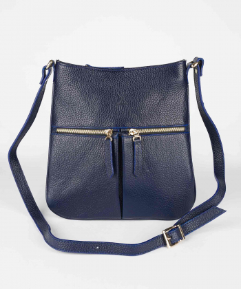 کیف دوشی زنانه چرم طبیعی چرم لانکا Lanka Leather کد CBM-4