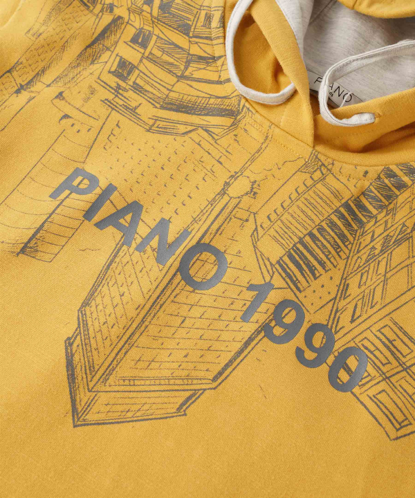 تیشرت کلاه دار پسرانه پیانو Piano کد 1900