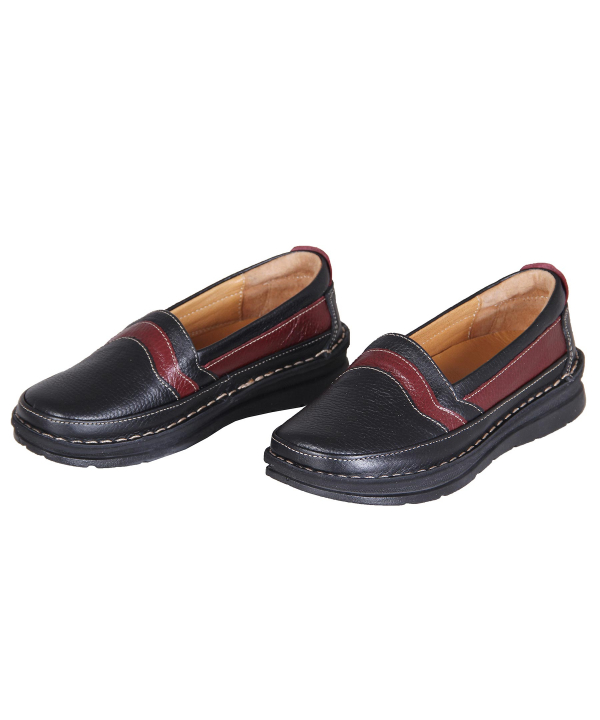 کفش زنانه چرم طبیعی شهر چرم Leather City مدل pa001
