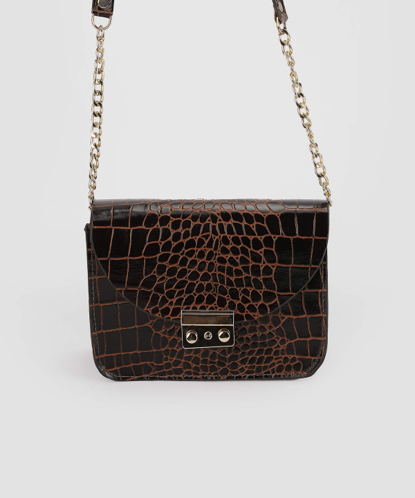 کیف دوشی زنانه چرم لانکا Lanka Leather کد HBM-15