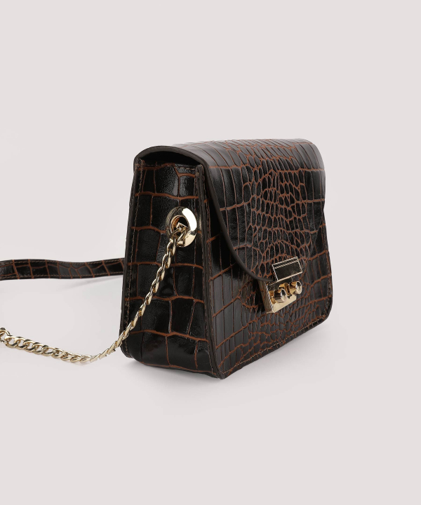 کیف دوشی زنانه چرم لانکا Lanka Leather کد HBM-15