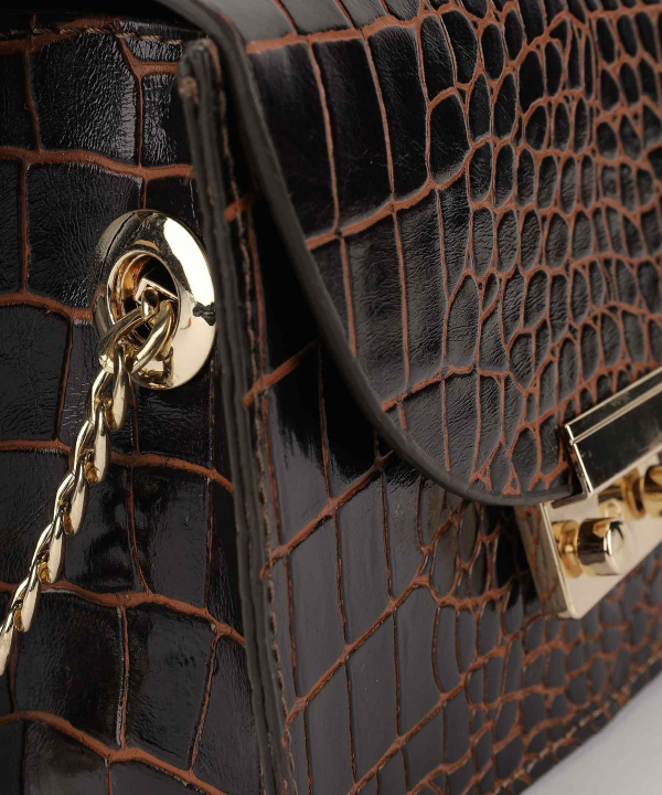 کیف دوشی زنانه چرم لانکا Lanka Leather کد HBM-15