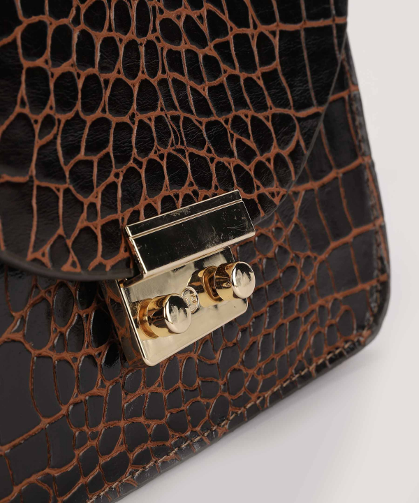 کیف دوشی زنانه چرم لانکا Lanka Leather کد HBM-15