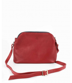 کیف دوشی زنانه چرم طبیعی چرم لانکا Lanka Leather مدل HBM-16